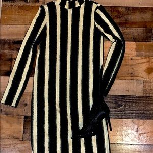 Black/Gold dress by Zara